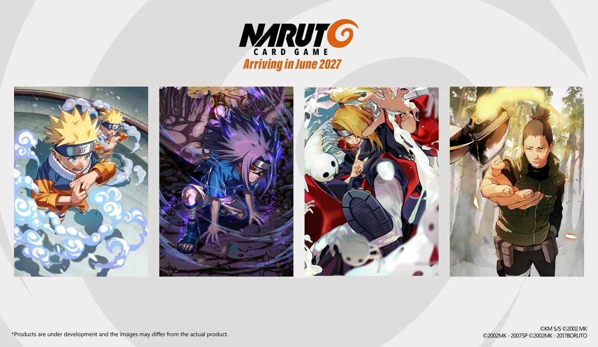 Naruto Card Game: New Card Illustrations, Starter Decks, and